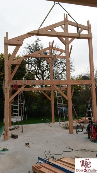 Maison paille à Guillos en Gironde (33)